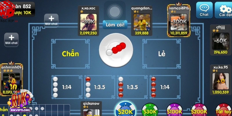 Cổng game không công khai kết quả và thiếu minh bạch